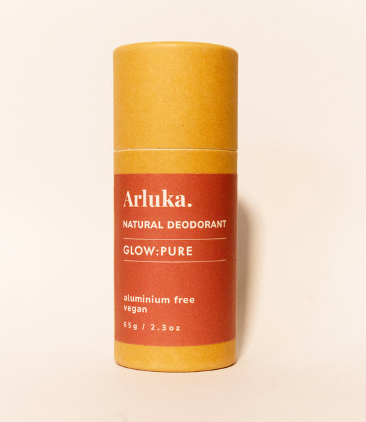 *NEW* NATURAL DEODORANT / GLOW:PURE